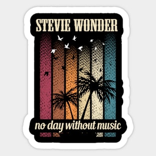 STEVIE WONDER SONG Sticker